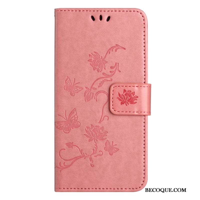 Kotelot Xiaomi Redmi Note 13 5g Strap Flowers Suojakuori