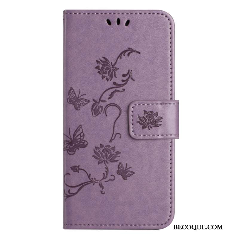 Kotelot Xiaomi Redmi Note 13 5g Strap Flowers Suojakuori