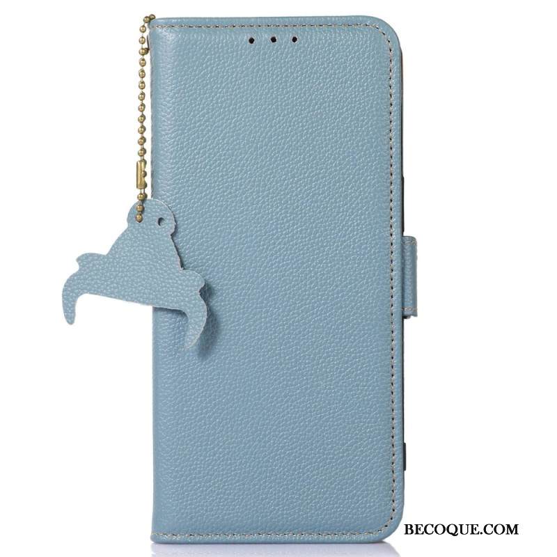 Kotelot Xiaomi Redmi Note 13 Pro 4g Litchi Leather Rfid-tekniikka Suojakuori