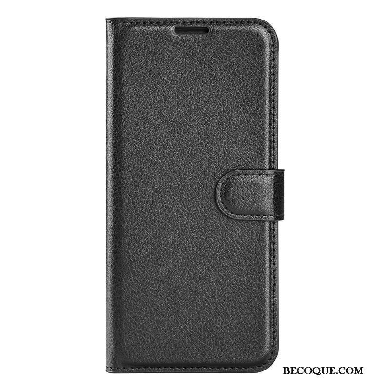 Kotelot Xiaomi Redmi Note 13 Pro 5g Classic Litchi Faux Leather Suojakuori