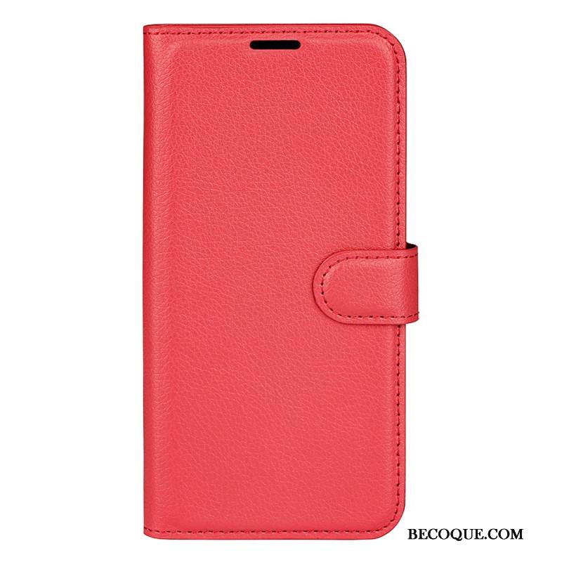 Kotelot Xiaomi Redmi Note 13 Pro 5g Classic Litchi Faux Leather Suojakuori