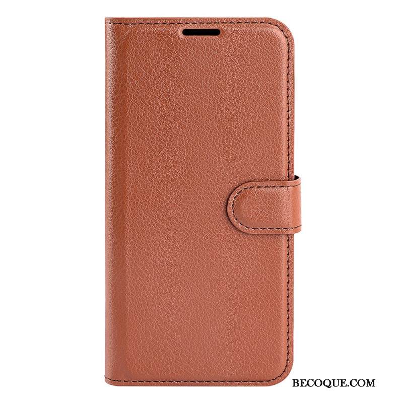 Kotelot Xiaomi Redmi Note 13 Pro 5g Classic Litchi Faux Leather Suojakuori