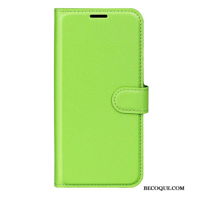 Kotelot Xiaomi Redmi Note 13 Pro Plus 5g Classic Litchi Faux Leather