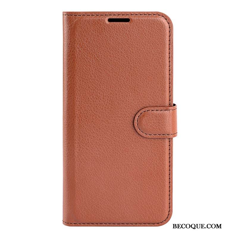 Kotelot Xiaomi Redmi Note 13 Pro Plus 5g Classic Litchi Faux Leather