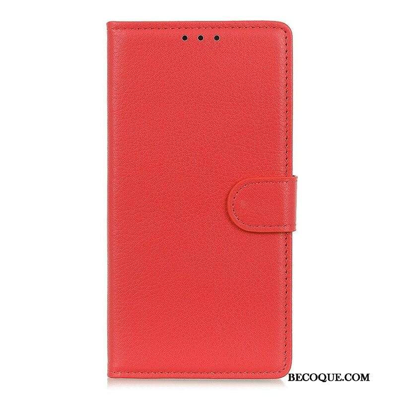 Kotelot iPhone 13 Mini Perinteinen Litchi Faux Leather