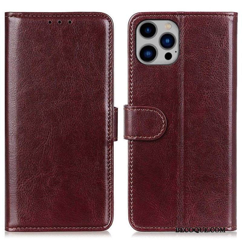 Kotelot iPhone 14 Plus Faux Leather Finesse