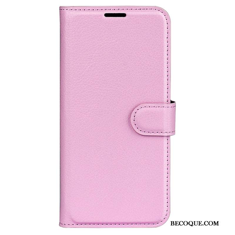 Kotelot iPhone 16 Pro Puhelinkuoret Classic Litchi Faux Leather