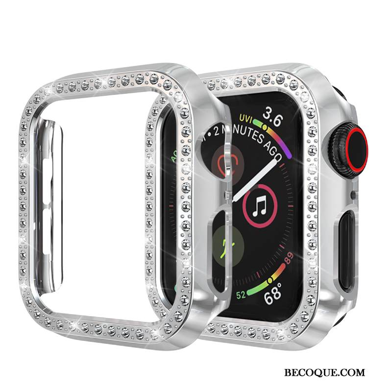 Kuori Apple Watch Series 3 Rhinestone Inlay Murtumaton Kulta, Kotelo Apple Watch Series 3 Suojaus