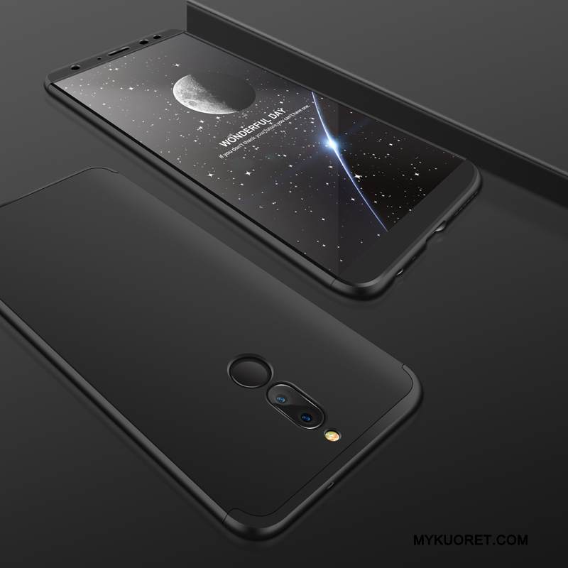 Kuori Huawei Mate 10 Lite Laukut Sininen Pesty Suede, Kotelo Huawei Mate 10 Lite Puhelimen Kuoret Kova