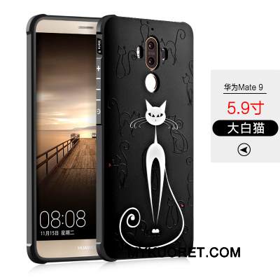 Kuori Huawei Mate 9 Silikoni Persoonallisuus Pesty Suede, Kotelo Huawei Mate 9 Suojaus Murtumaton Puhelimen Kuoret