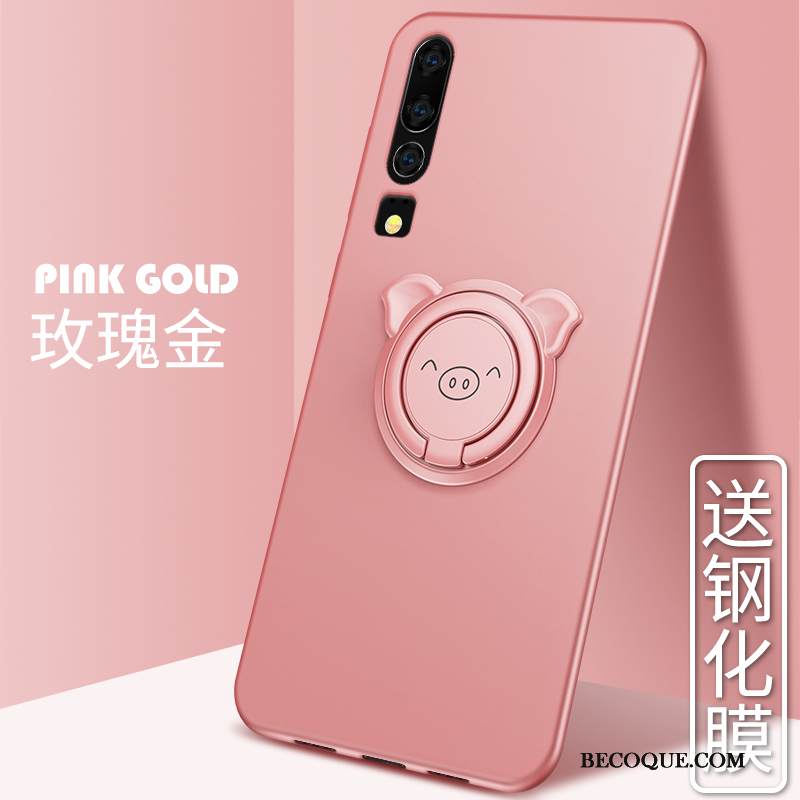 Kuori Huawei P30 Laukut Puhelimen Kuoret Jauhe, Kotelo Huawei P30 Suojaus Net Red Pesty Suede