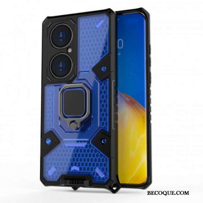 Kuori Huawei P50 Pro Honeycomb Resistant Hybrid