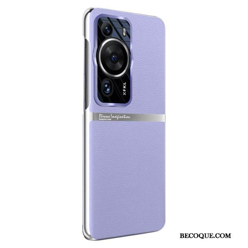 Kuori Huawei P60 Pro Keinonahkaa