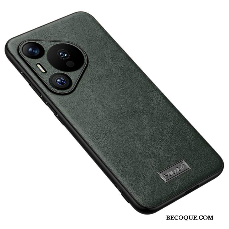 Kuori Huawei Pura 70 Tekonahka Sulada