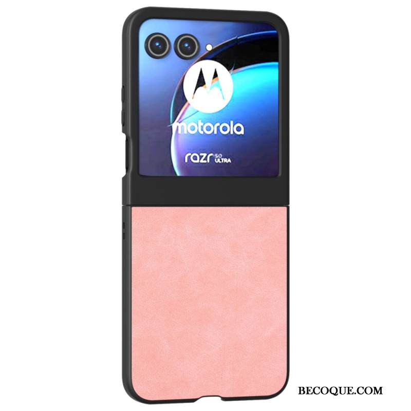 Kuori Motorola Razr 50 Abeel-nahkaefekti