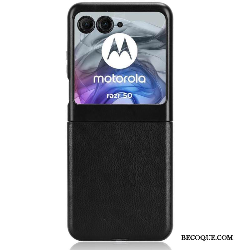 Kuori Motorola Razr 50 Nahkaefekti