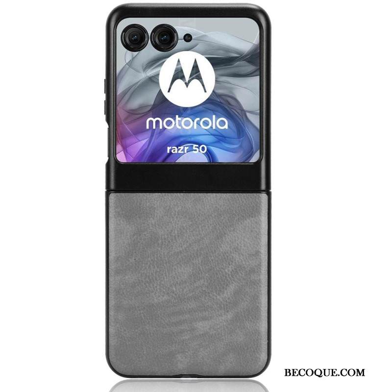 Kuori Motorola Razr 50 Nahkaefekti