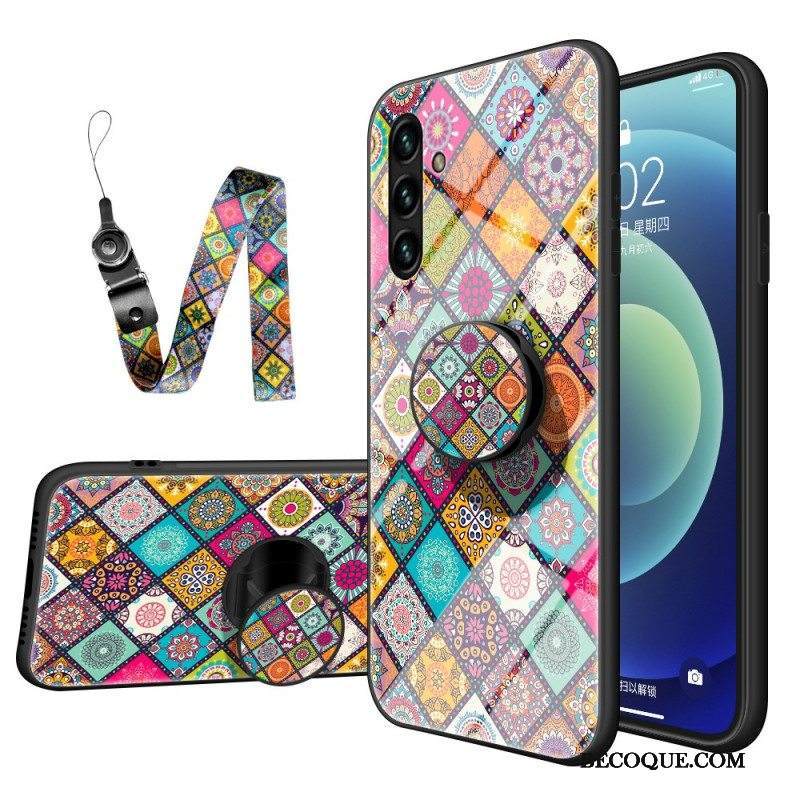 Kuori Samsung Galaxy A13 5G / A04s Patchwork Magneettipidike