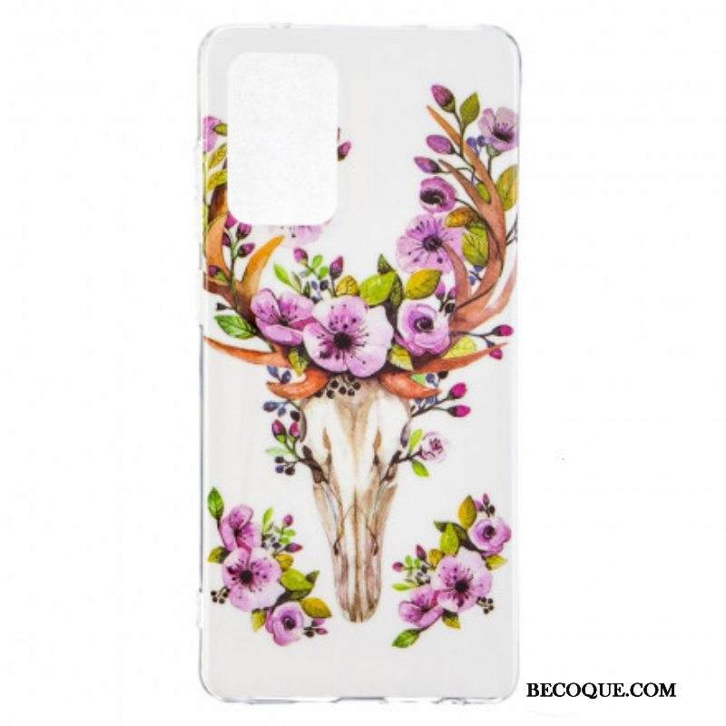 Kuori Samsung Galaxy A52 4G / A52 5G / A52s 5G Fluoresoiva Majestic Deer