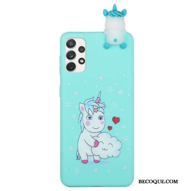 Kuori Samsung Galaxy A53 5G Unicorn Fun 3d