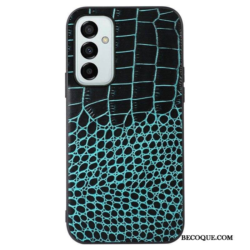 Kuori Samsung Galaxy M23 5G Aito Crocodile Texture -nahka