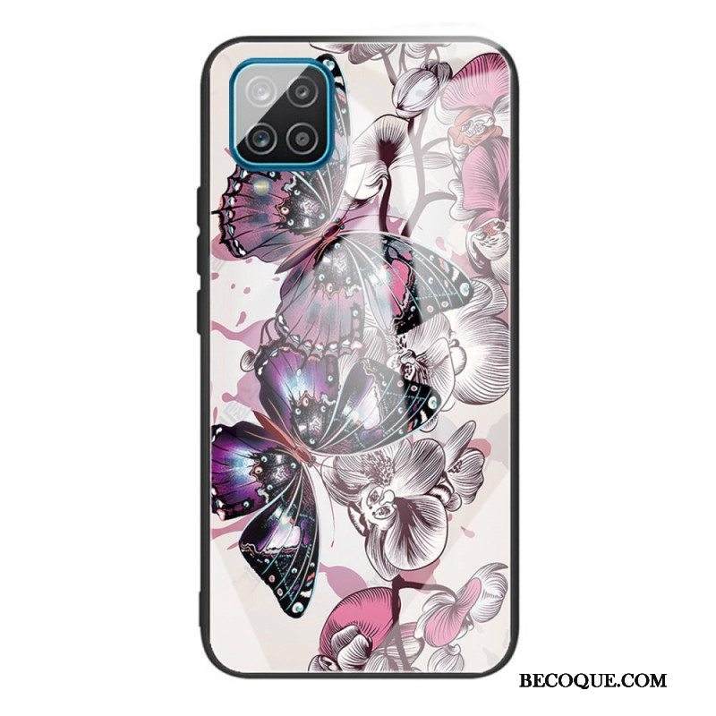 Kuori Samsung Galaxy M32 Butterflies Variation Karkaistu Lasi