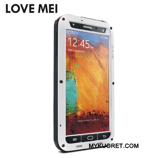 Kuori Samsung Galaxy Note 3 Laukut Takakansi Puhelimen Kuoret, Kotelo Samsung Galaxy Note 3 Suojaus Musta Murtumaton