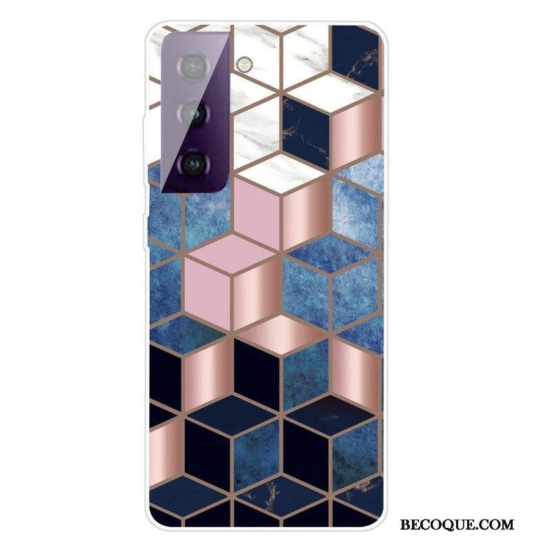 Kuori Samsung Galaxy S21 FE Decline Geometric Marble