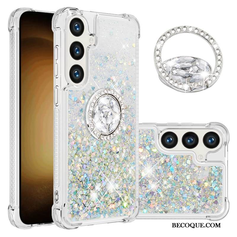 Kuori Samsung Galaxy S24 Plus 5g Glitter Ring -tuki