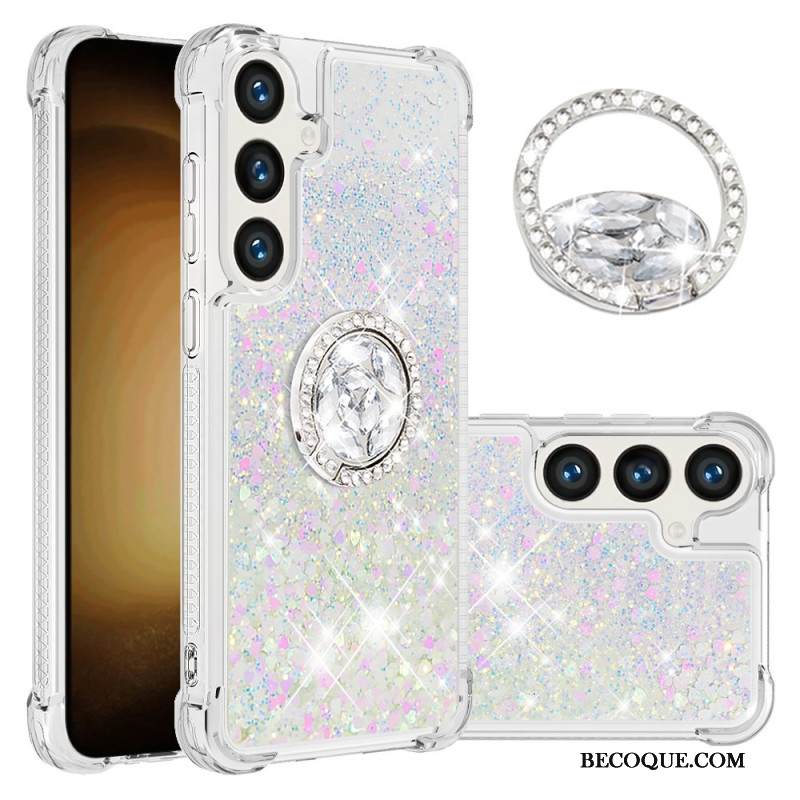 Kuori Samsung Galaxy S24 Plus 5g Glitter Ring -tuki