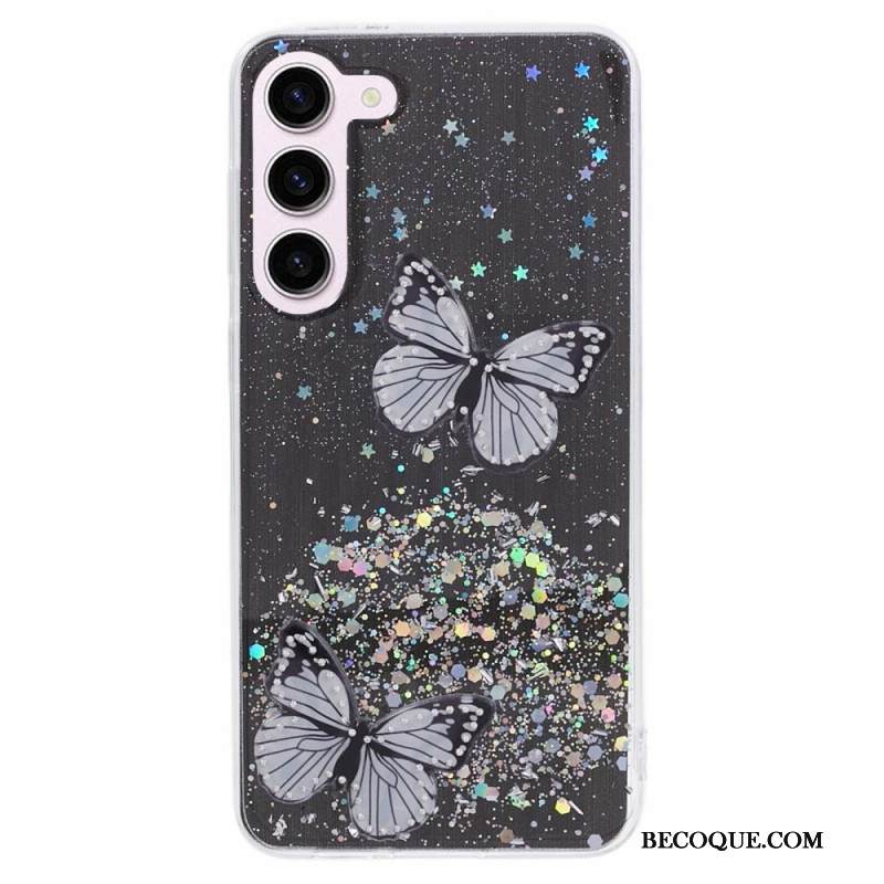 Kuori Samsung Galaxy S24 Plus 5g Perhoset Glitter