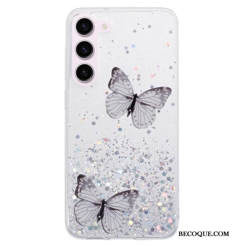 Kuori Samsung Galaxy S24 Plus 5g Perhoset Glitter