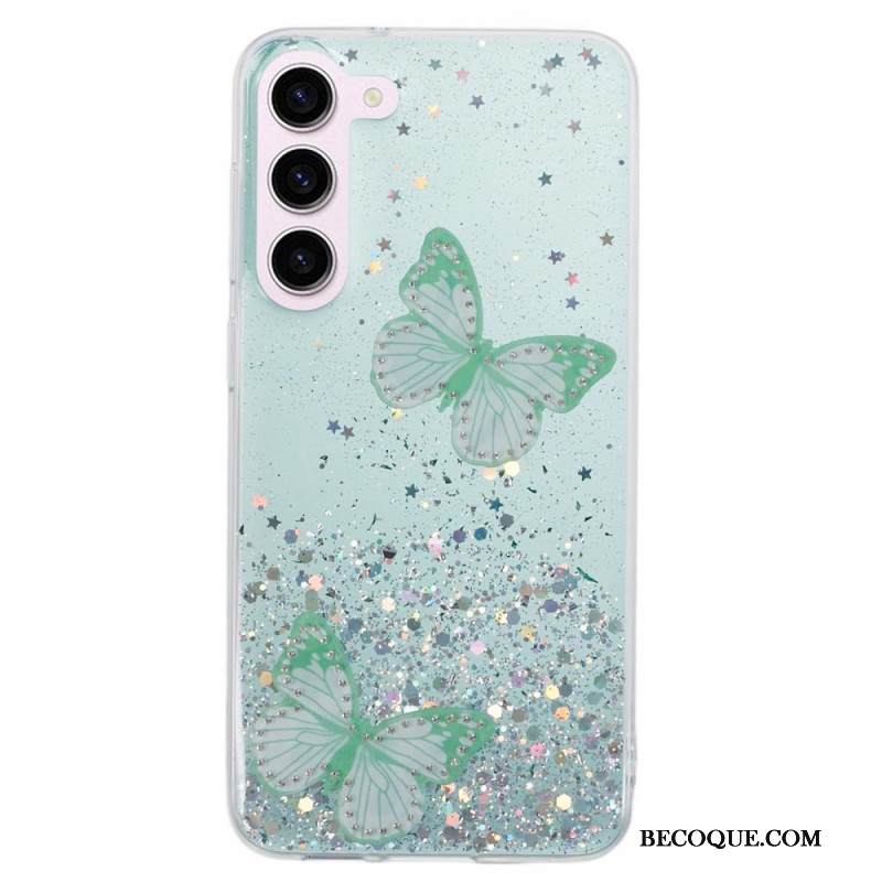 Kuori Samsung Galaxy S24 Plus 5g Perhoset Glitter