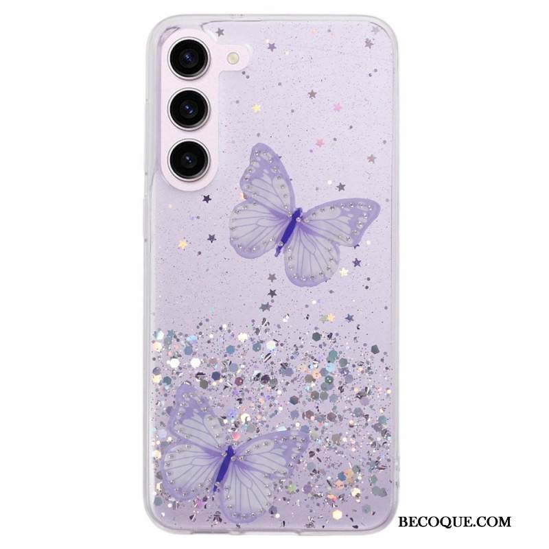 Kuori Samsung Galaxy S24 Plus 5g Perhoset Glitter