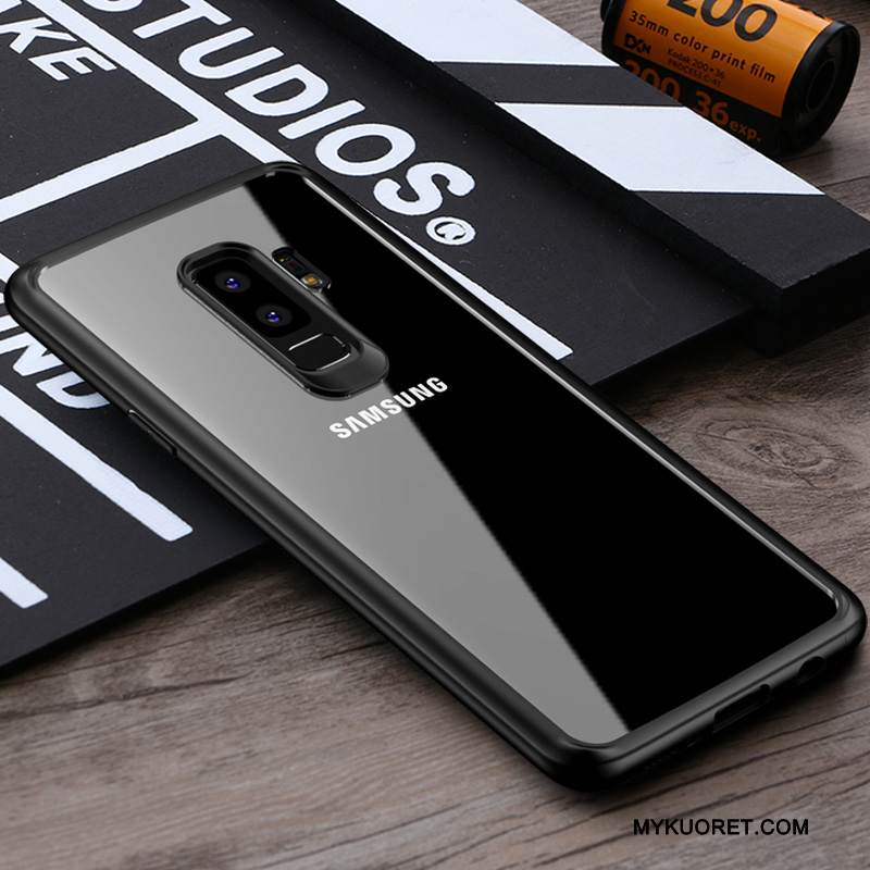 Kuori Samsung Galaxy S9+ Laukut Läpinäkyvä Tummansininen, Kotelo Samsung Galaxy S9+ Liiketoiminta Tyylikäs