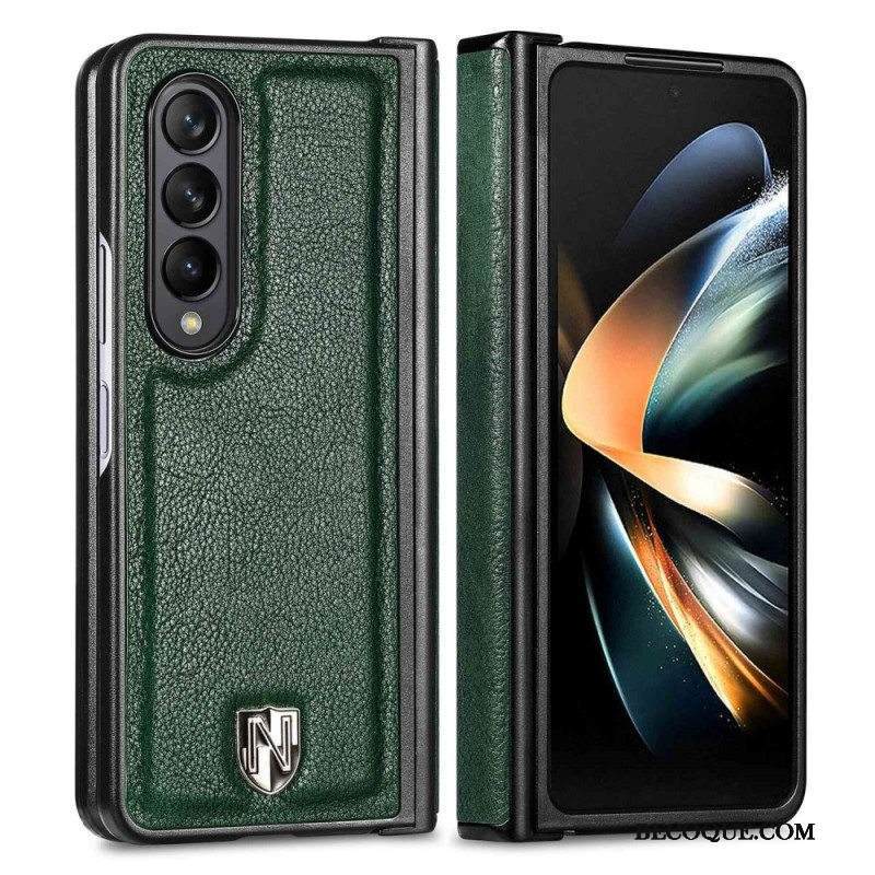 Kuori Samsung Galaxy Z Fold 4 Caseneo Nahkamerkki