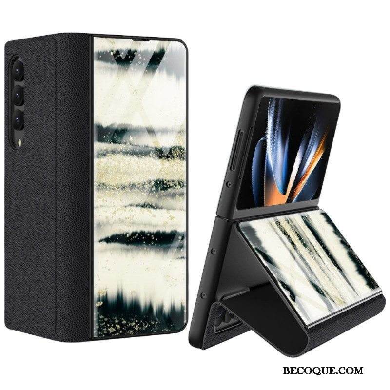 Kuori Samsung Galaxy Z Fold 4 Gkk Marble Waves