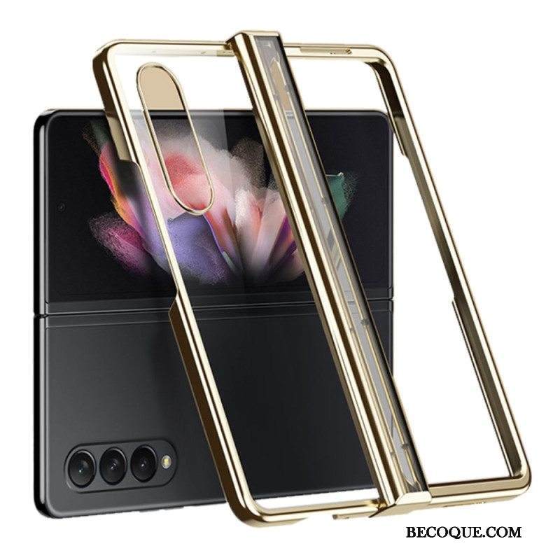 Kuori Samsung Galaxy Z Fold 4 Kirkas Metallinen Saranoitu