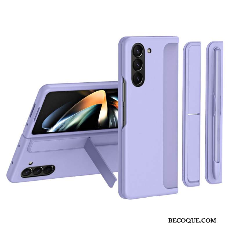 Kuori Samsung Galaxy Z Fold 5 Jalustalla Ja Kynän Pidikkeellä