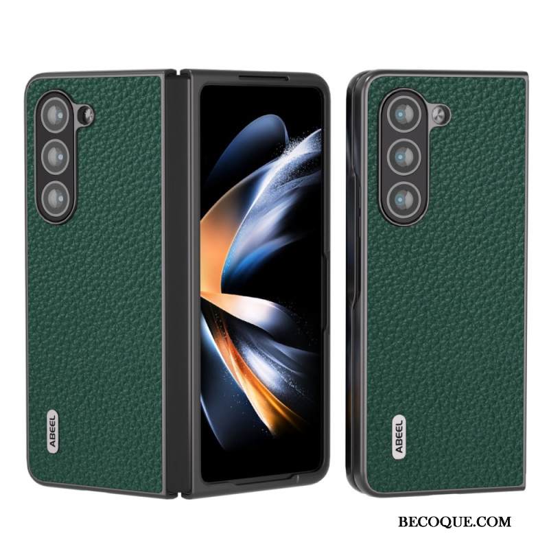 Kuori Samsung Galaxy Z Fold 5 Klassinen Nahka Abeel