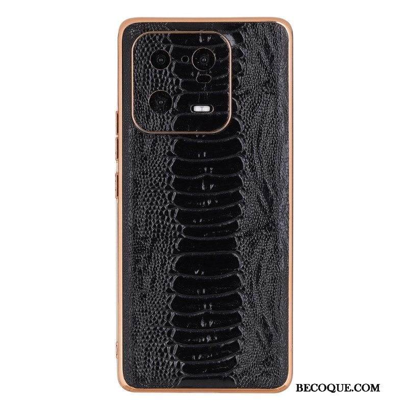 Kuori Xiaomi 13 Pro Crocodile Style Aitoa Nahkaa