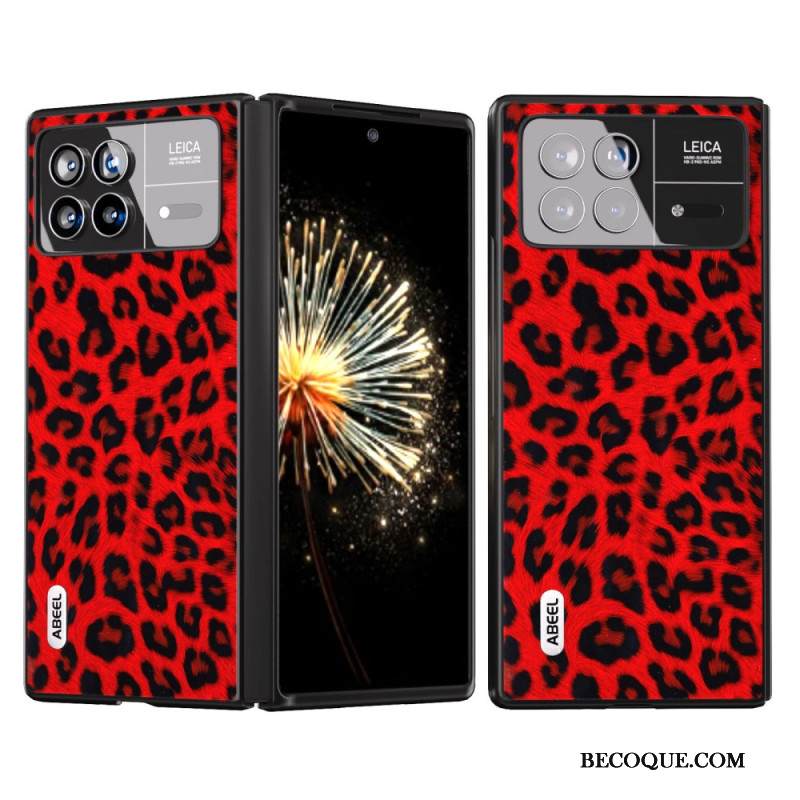 Kuori Xiaomi Mix Fold 3 Leopardikuvio Abeel