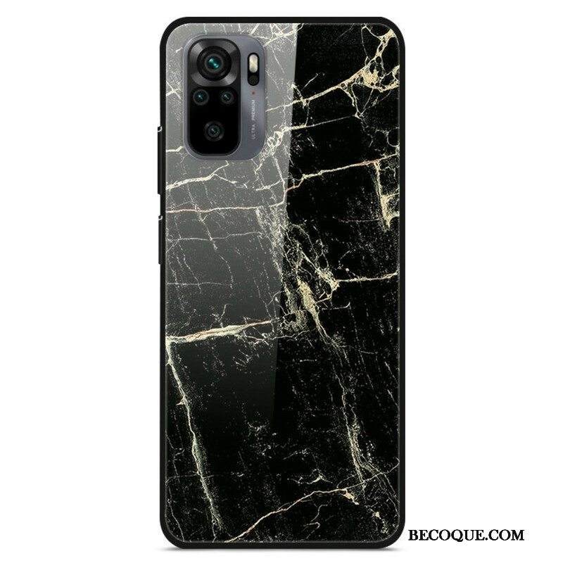 Kuori Xiaomi Redmi Note 10 / 10S Supreme Marble Karkaistu Lasi