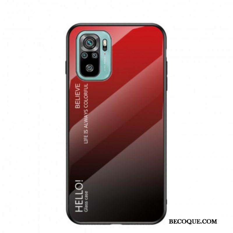 Kuori Xiaomi Redmi Note 10 / 10S Tempered Glass Hei