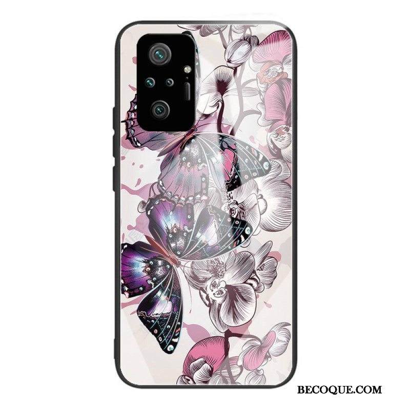 Kuori Xiaomi Redmi Note 10 Pro Butterflies Variation Karkaistu Lasi