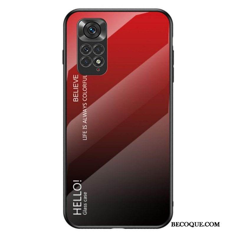 Kuori Xiaomi Redmi Note 11 / 11S Karkaistu Lasi Hello