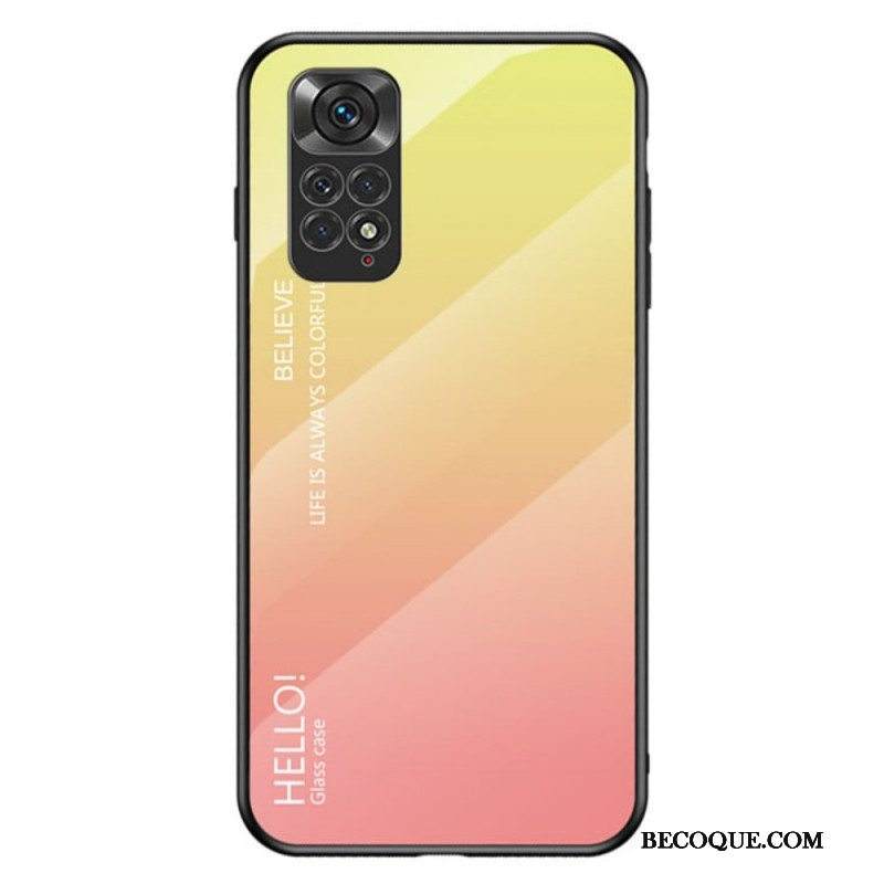 Kuori Xiaomi Redmi Note 11 / 11S Karkaistu Lasi Hello