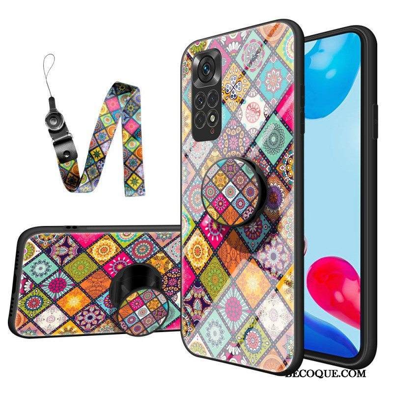 Kuori Xiaomi Redmi Note 11 / 11S Patchwork Magneettipidike