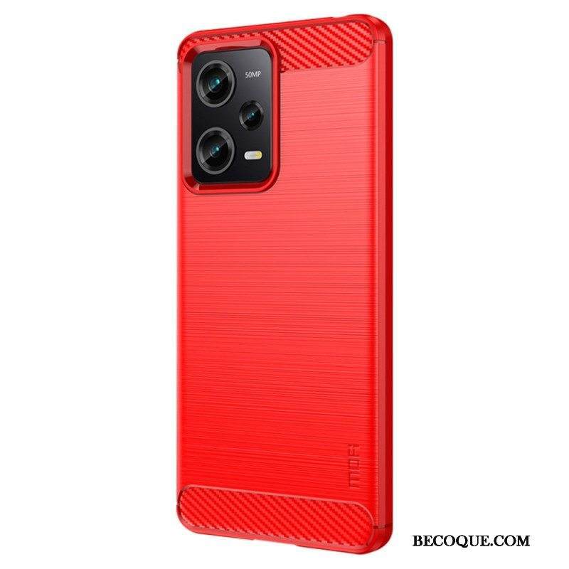 Kuori Xiaomi Redmi Note 12 Pro Mofi Harjattu Hiilikuitu