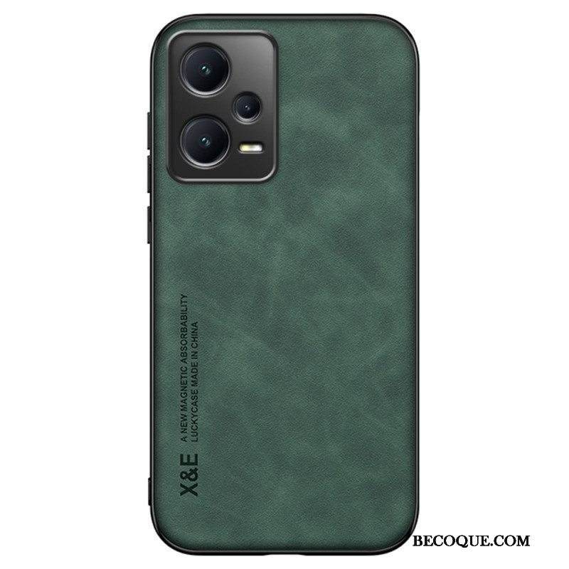 Kuori Xiaomi Redmi Note 12 Pro X&e Leather Effect -nahka